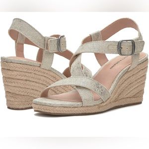 NWT-Lucky Brand Women's Mytila Espadrille Wedge Sandal, size 8.5